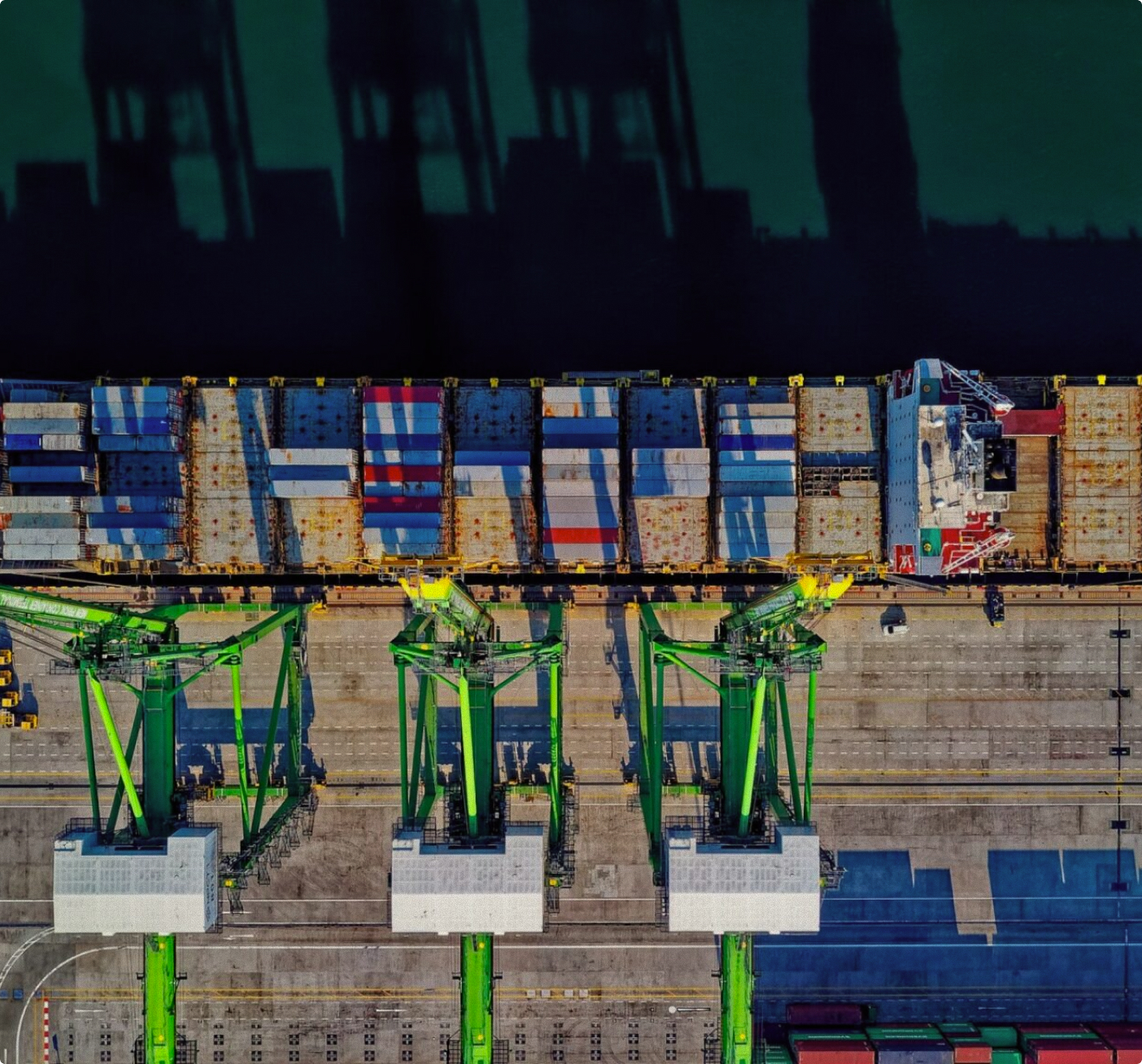 Shipyard birds-eye view